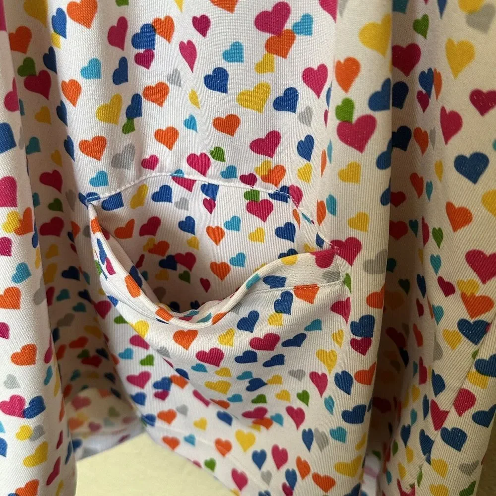 runningskirts.com Run Love Rainbow Heart Activewear Tank Top Back Pocket‎